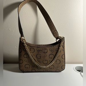 Brown Guess Shoulder Bag